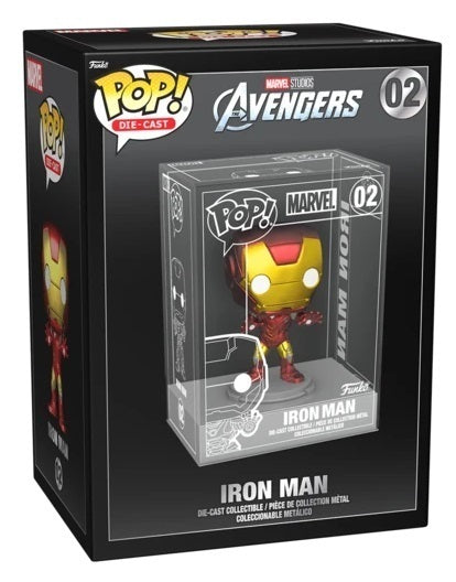 Funko Pop! Marvel Studios Avengers Iron Man #02 Die-Cast Exclusive Sealed