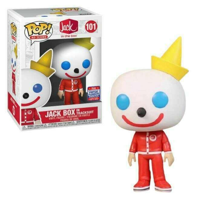 Funko Pop! Vinyl: Ad Icons - Jack Box in Tracksuit - Funko (Exclusive) #101