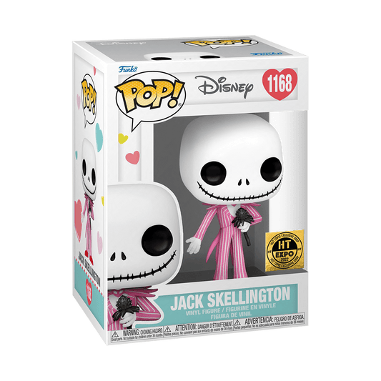 Funko POP! Nightmare Before Christmas Jack Skellington 1168 Valentine's Pink