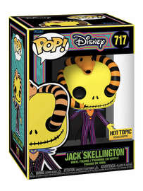 Funko Pop! #717 Jack Skellington (Black Light) - Hot Topic Exclusive