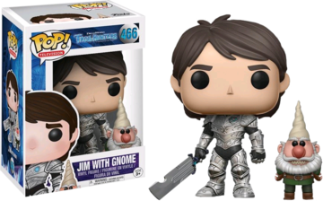 Funko Pop! TV: Troll Hunters Jim With Gnome #466 New