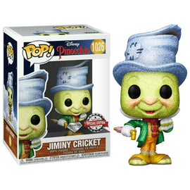 Funko Pop! Jiminy Cricket #1026 Diamond Glitter Pinocchio Disney Special Edition