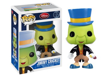 Funko Pop! Jiminy Cricket - Disney Store Logo 7 Pinocchio Vinyl Figure #07 Red