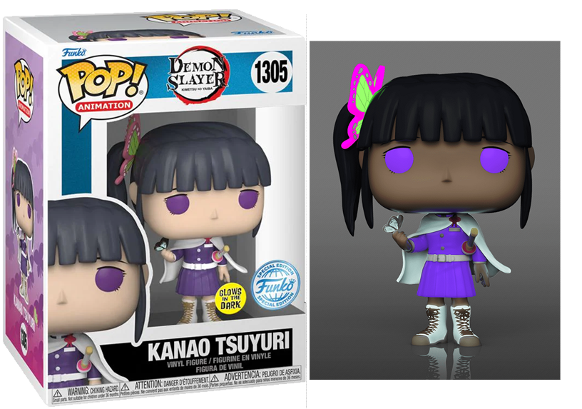 Funko Pop! Animation: Demon Slayer - Kanao Tsuyuri #1305 Glow In The Dark