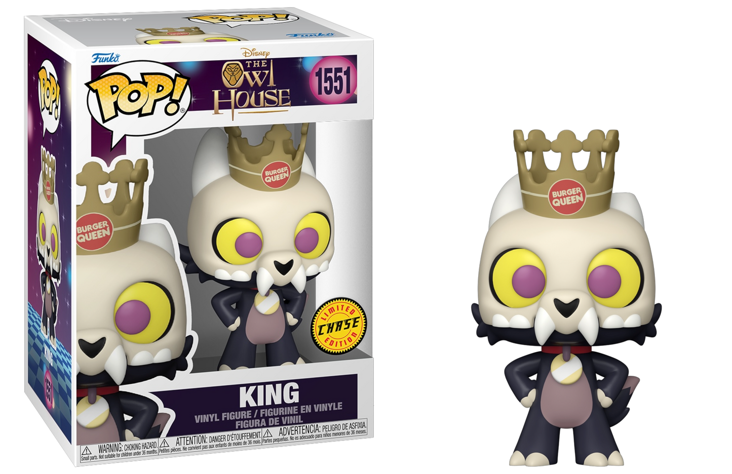 Funko Pop! Vinyl: Disney's The Owl House - King Clawthorne (Chase) #1551