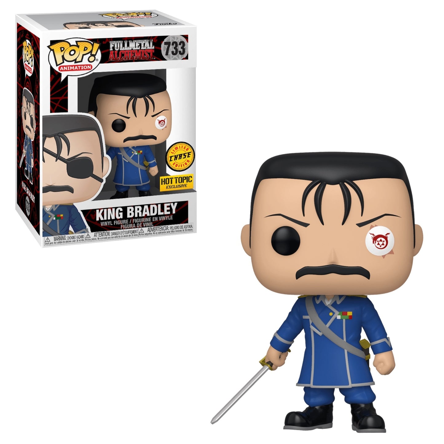 Funko Pop! Fullmetal Alchemist: King Bradley #733 (Chase) Limited Edition Hot Topic