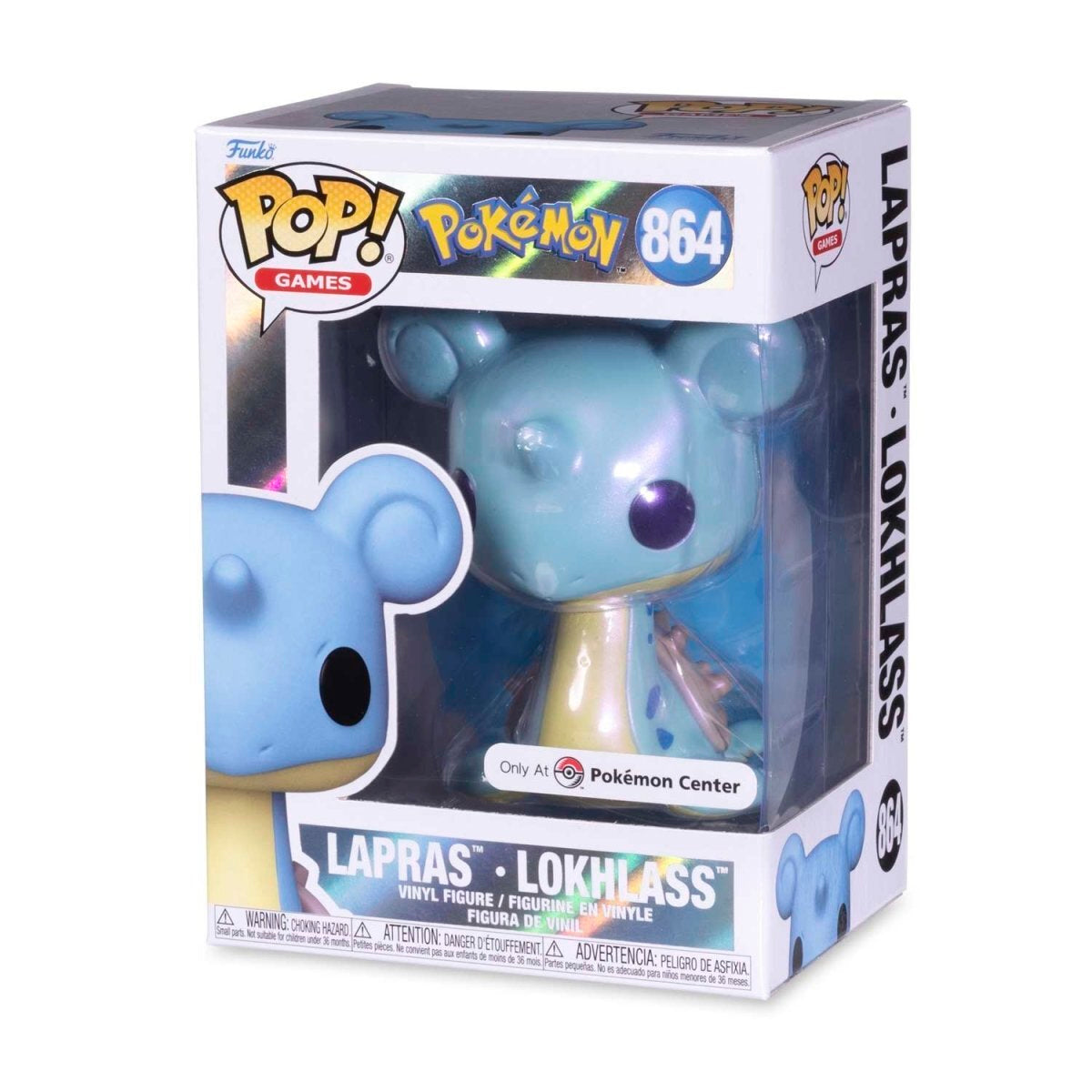 Funko Pop! Pokemon: Lapras Pearlescent Pokemon Center Exclusive #864