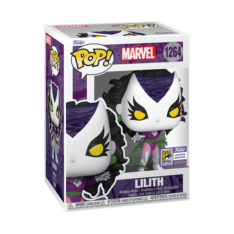 Funko Pop! Marvel Lilith #1264 2023 SDCC Exclusive Official Sticker