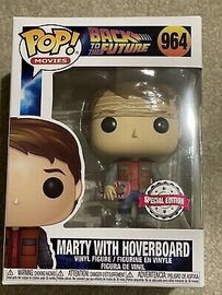 Funko Pop! Marty McFly With Hoverboard Back To The Future Exclusive 964