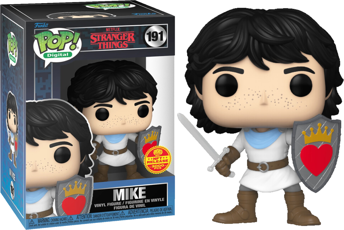 Funko Pop Stranger Things Digital Pop! Release Mike 191 LE 3000