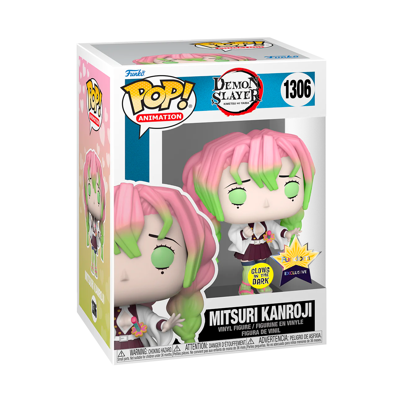 Funko Pop! Demon Slayer Mitsuri Kanroji Glow in the Dark #1306 Fundom Exclusive