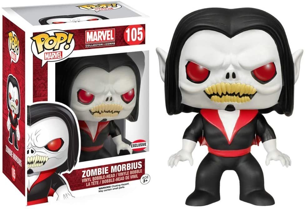 Funko Pop! Marvel 105 Zombie Morbius Collector Corps Exclusive Vinyl Figure