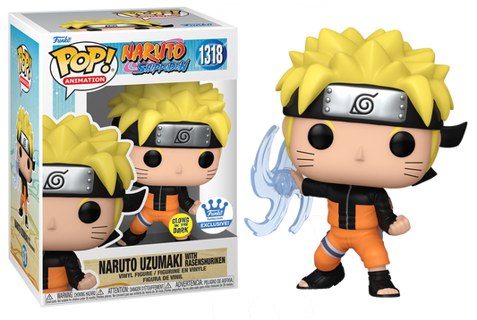 Funko POP! Naruto Uzumaki with Rasenshuriken (Glow) #1318 Funko Shop Exclusive