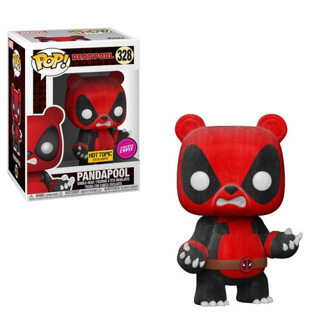 Funko Pop! Vinyl: Marvel - Pandapool (Flocked) (Chase) - Hot Topic