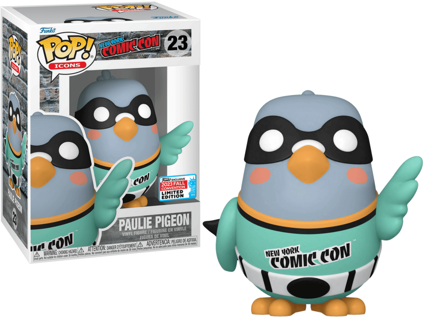 Funko Pop! Paulie Pigeon - Official Fall Convention 2023 Sticker