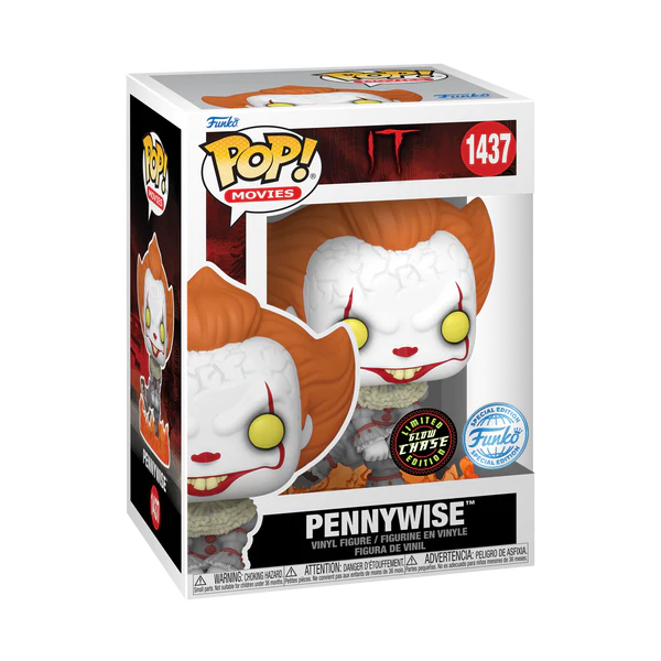 Funko Pop! Chase - It (2017) - Pennywise (Dancing) US Exclusive Pop! Vinyl