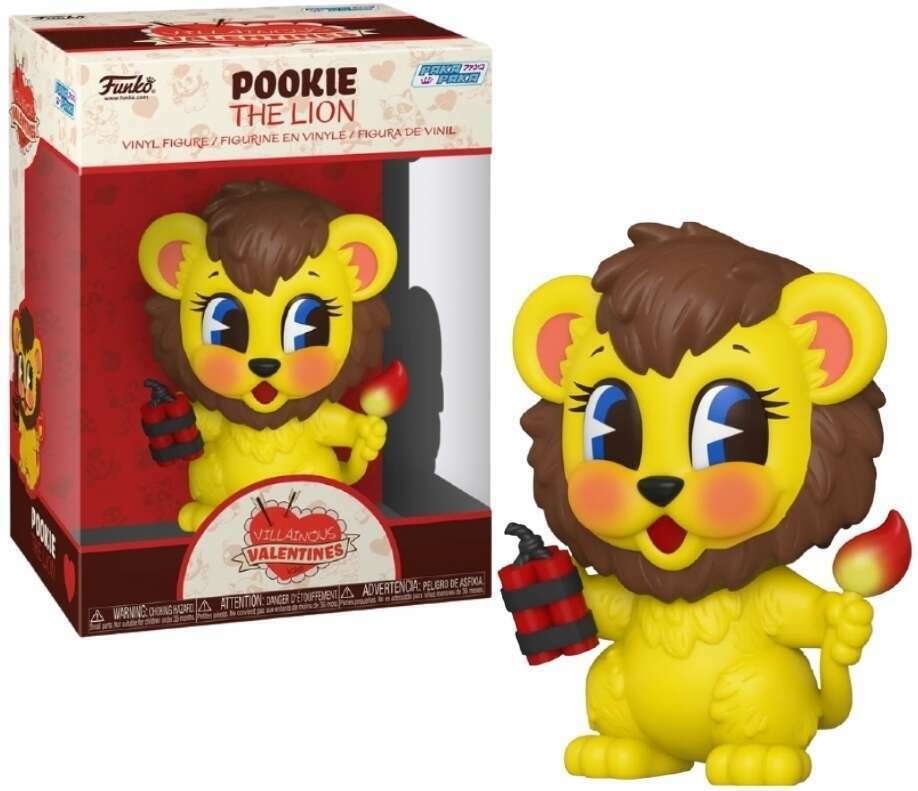 Funko! Villainous Valentines POOKIE The Lion 2021 Vinyl Figure Paka Paka