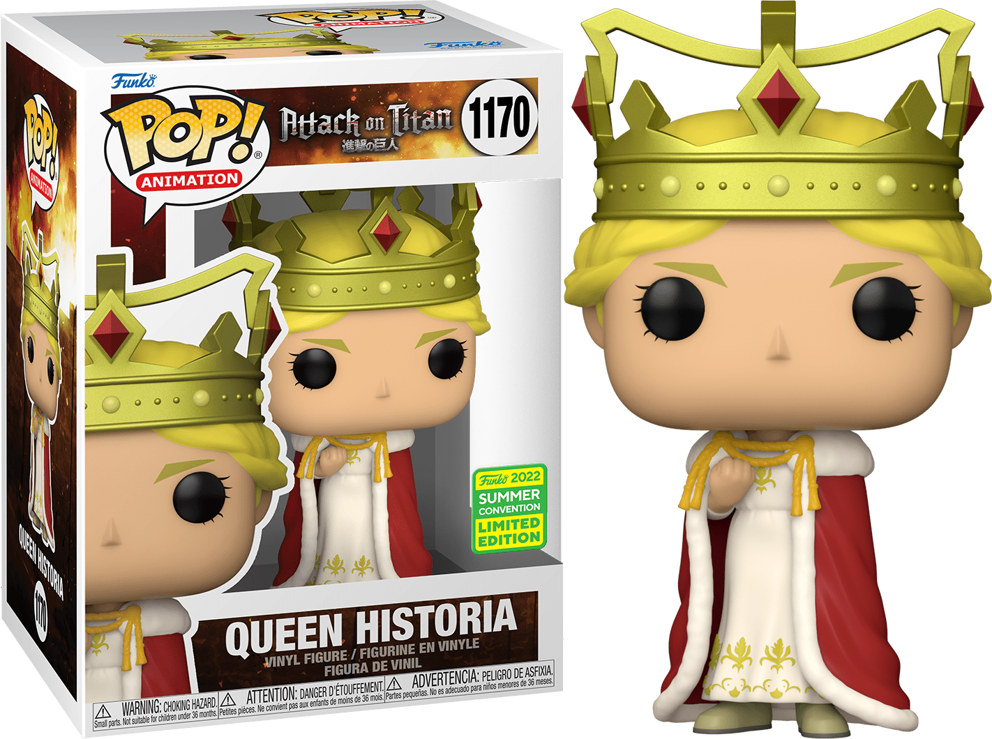 Funko Pop! Vinyl: Attack on Titan - Queen Historia #1170 Summer Convention Exclusive
