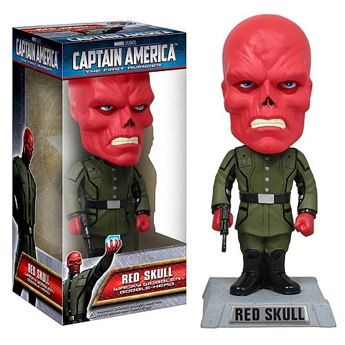 Funko Captain America Red Skull Wacky Wobbler Bobble-Head