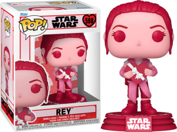 Funko Pop! Star Wars: Rey Valentines Day (Pink) #588