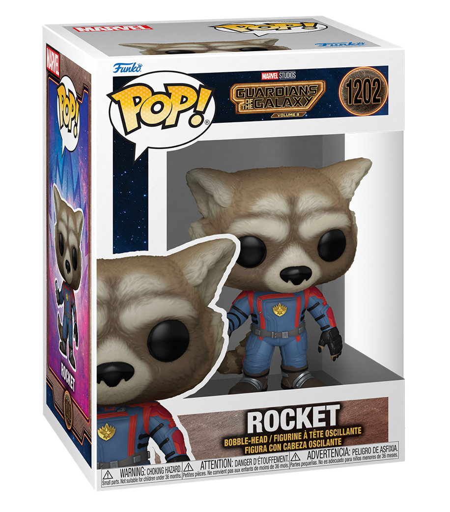 Funko Pop! Marvel Guardians of the Galaxy Vol. 3 - Rocket #1202