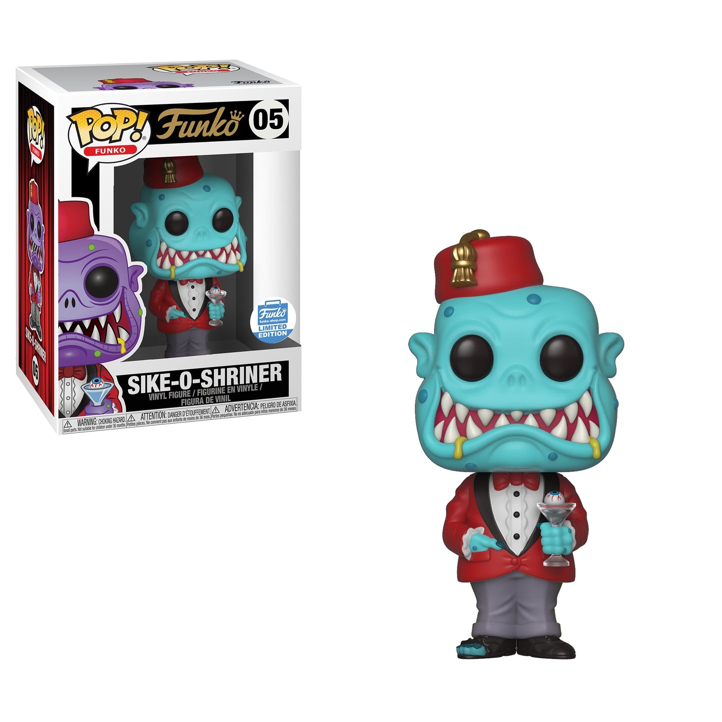 Funko Pop! Fantastik Plastik Sike-O-Shriner (Teal) #05 LE