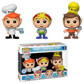Funko Pop Ad Icons Kelloggs Rice Krispies Snap! Crackle! Pop! 3-Pack Funko Shop