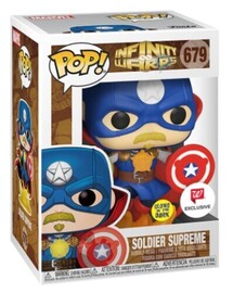 Funko Pop! Marvel Infinity Warps Glow In The Dark Walgreens Soldier Supreme #679