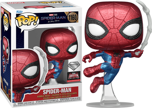 Spider-Man No Way Home Funko POP! #1160 Diamond Collection Target Con Exclusive
