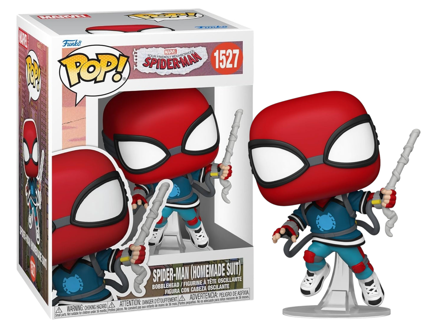 Funko Pop! #1527 Friendly Neighborhood Spider-Man – Homemade Suit