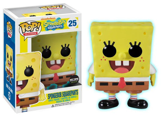 Funko Pop! - Spongebob Squarepants (Hot Topic - Glow in the Dark) - #25