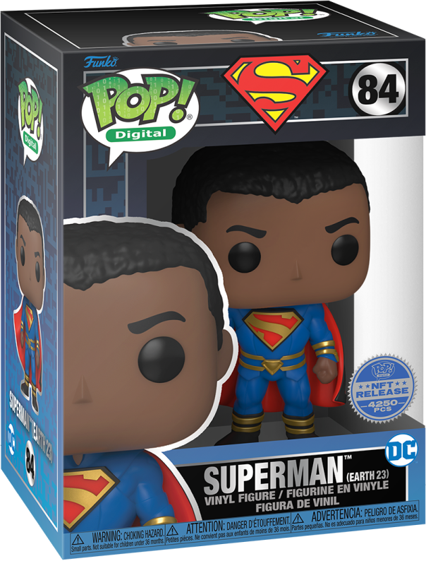 Superman (EARTH 23) Funko Pop, Limited Edition 4250 PCS #84 Digital