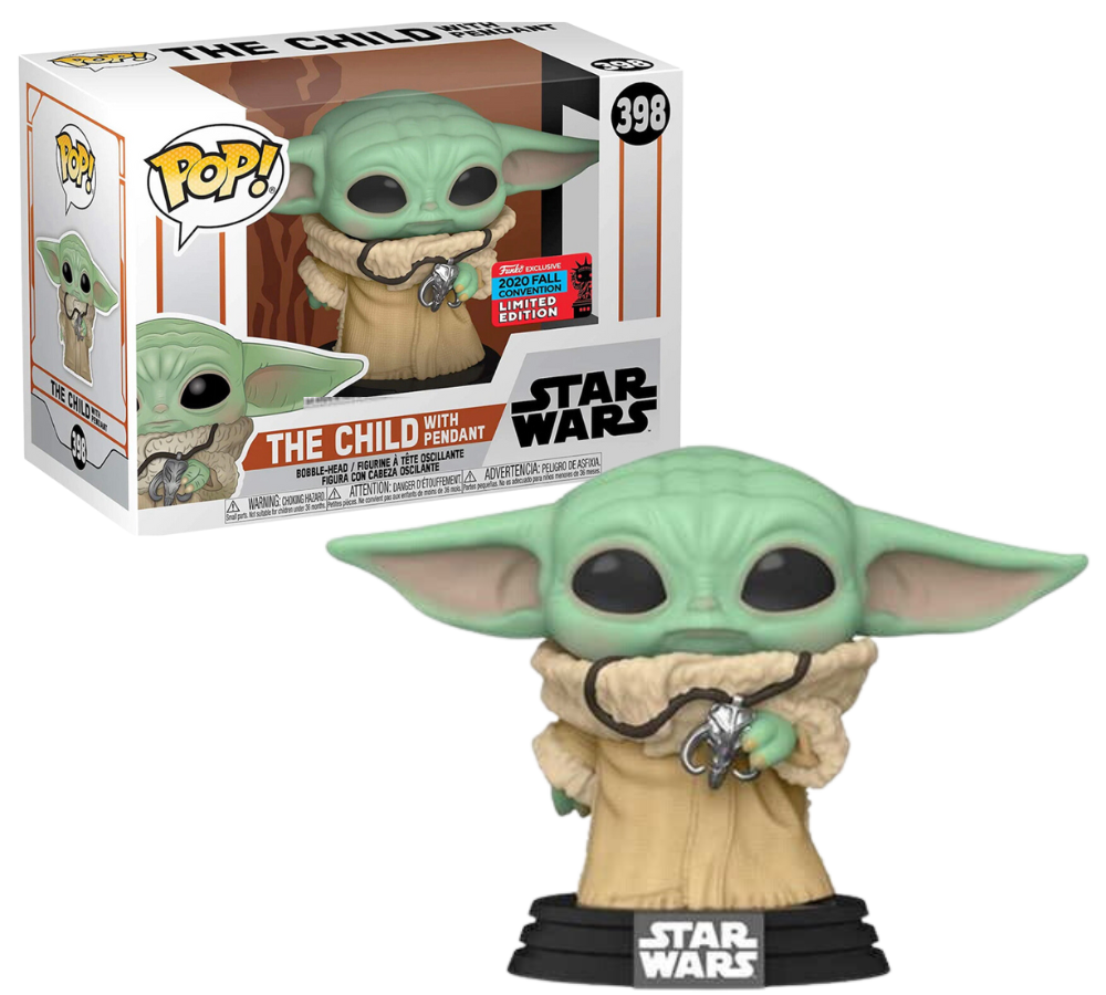 Funko Pop! The Mandalorian - The Child with Pendant #398 2020 FALL
