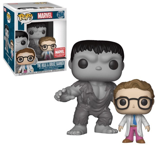Funko Pop! Marvel The Hulk & Bruce Banner Collector Corps Exclusive #284