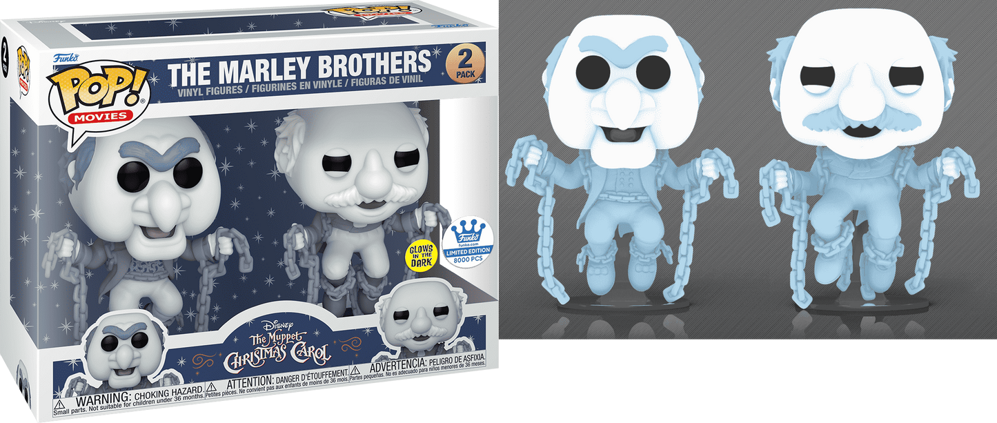 Funko Pop! The Muppets - The Marley Brothers - 2 Pack Glow In The Dark 8000 PCS