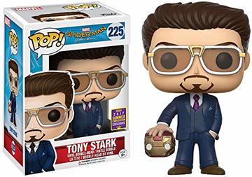 Funko Pop! Tony Stark 225 Marvel Spider Man Convention Exclusive Vinyl Figure
