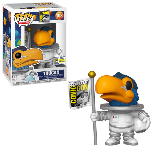 Funko Pop! Toucan Astronaut #103 - SDCC 2020 w/ Con Sticker