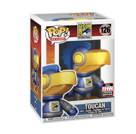 Funko Pop! Toucan Robot Metallic Blue #126 2021 Fall Limited Edition