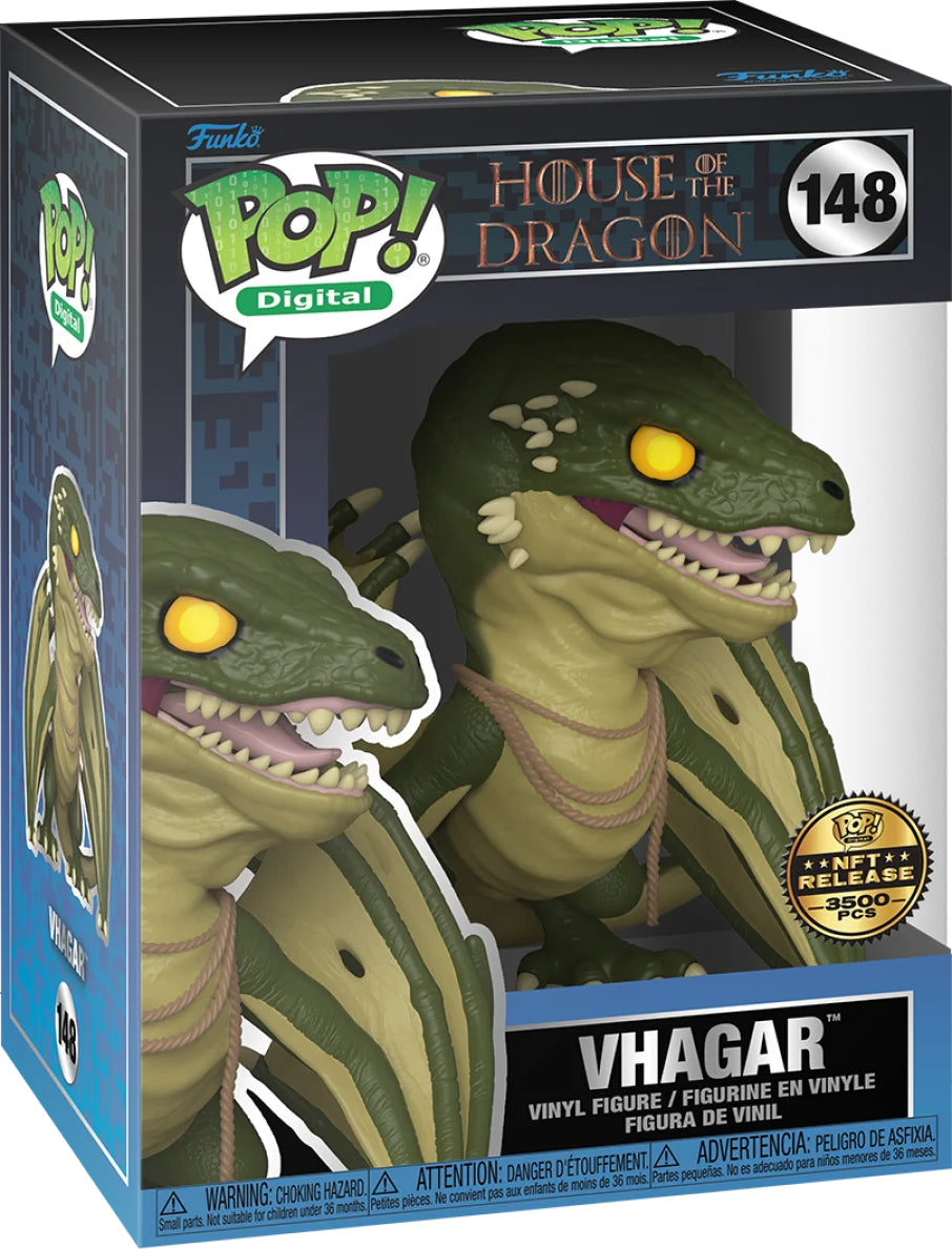 Funko Pop Digital Release House of the Dragon #148 Vhagar LE 3500 PCS