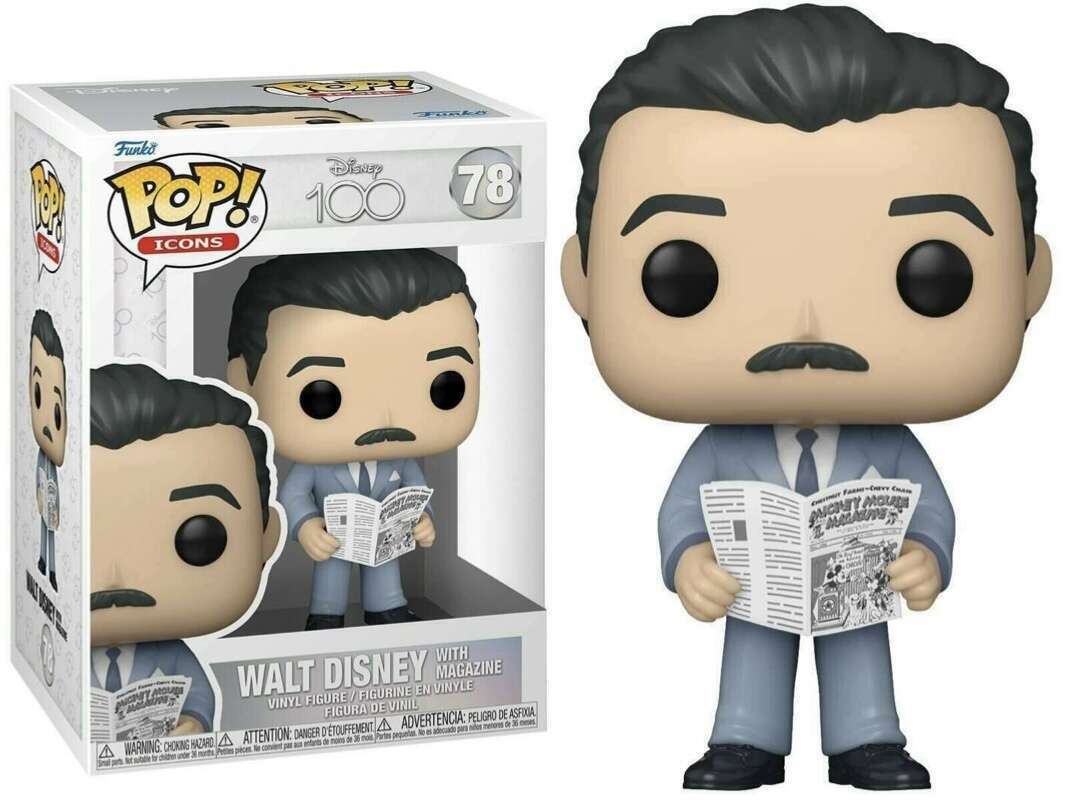 Funko Pop! Vinyl: Disney - Walt Disney with Magazine #78