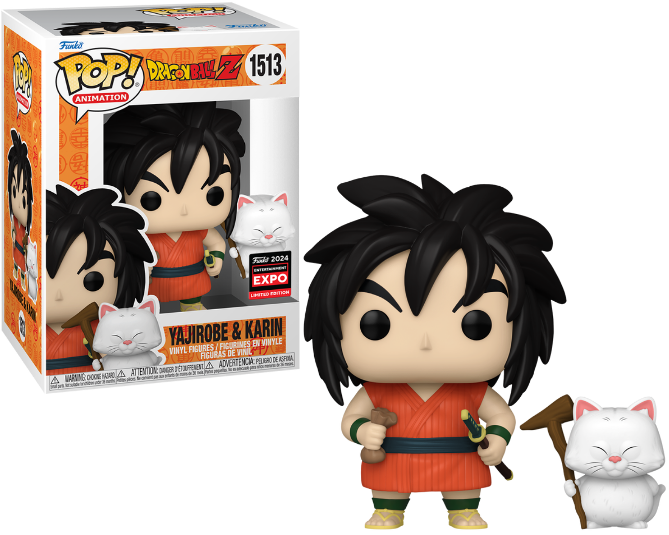 Funko Pop! DragonBall Z Yajirobe & Karin 1513 EE 2024