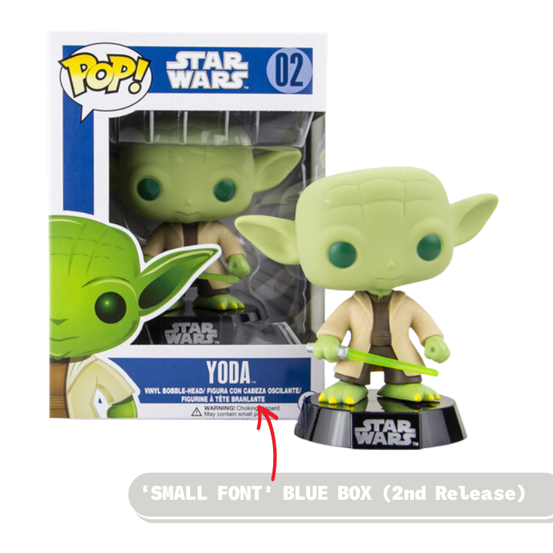Funko POP! Star Wars: Yoda #02 (Small Font 2nd Release)
