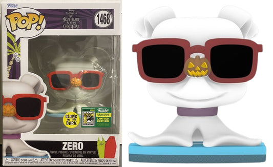 Funko POP! NBC Zero GITD LE 3000 SDCC 2024 Exclusive Con Sticker