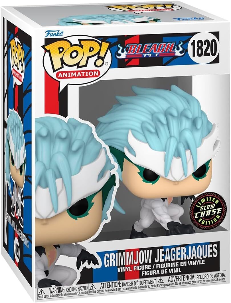 Funko Pop! Animation: Bleach 1820 Grimmjow Jeagerjaques GITD CHASE