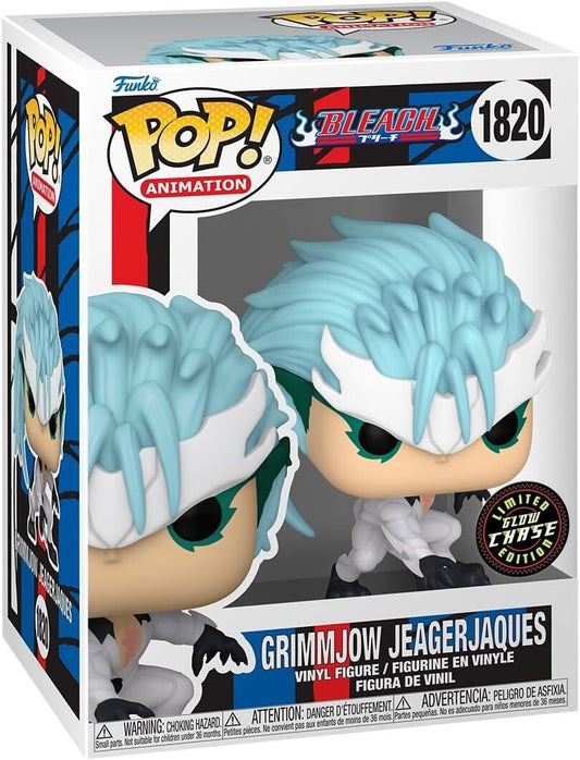 Funko Pop! Animation: Bleach 1820 Grimmjow Jeagerjaques GITD CHASE