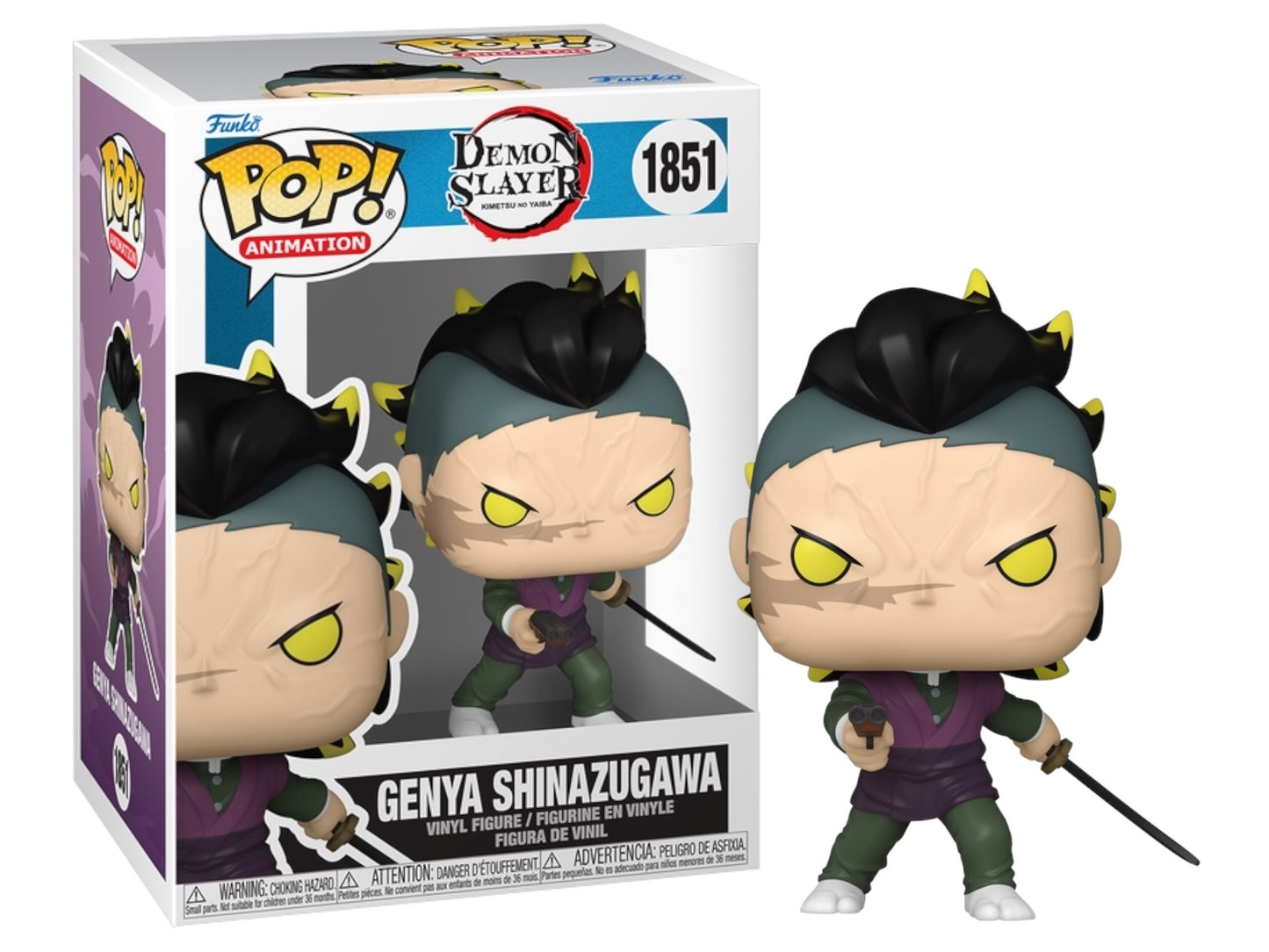 Funko Pop! Demon Slayer Genya Shinazugawa (Demon Form) Pop Vinyl Figure #1851