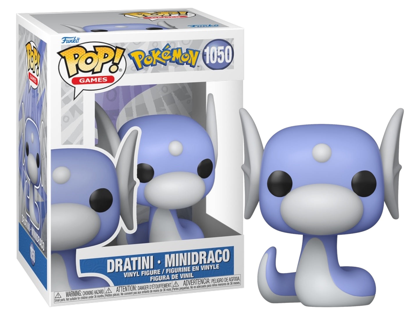 Funko POP! Games - Pokemon Vinyl Figure - DRATINI #1050