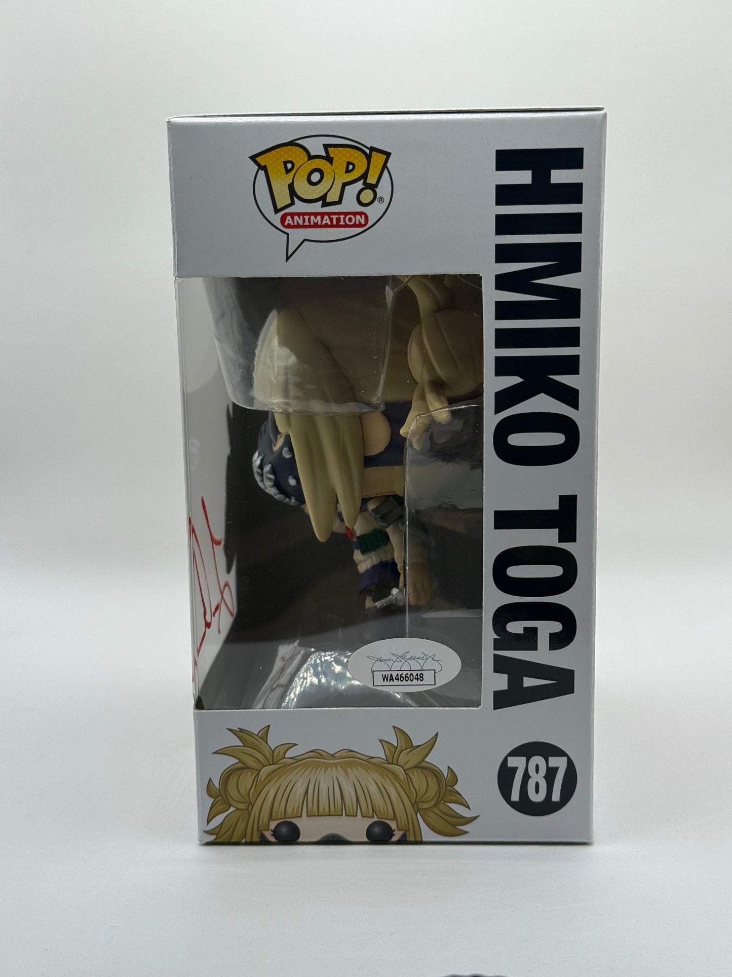 Leah Clark Autograph Signed Funko POP! My Hero Academia Himiko Toga #787 (JSA COA)