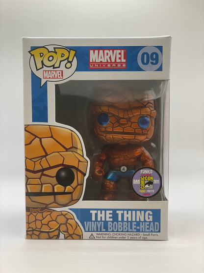 Funko Pop! SDCC 2011 480 piece The Thing 09 (Metallic, Blue Eyes)