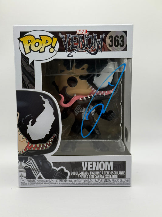 Tom Hardy Signed Venom 363 Funko Pop Marvel Authentic Autograph Beckett